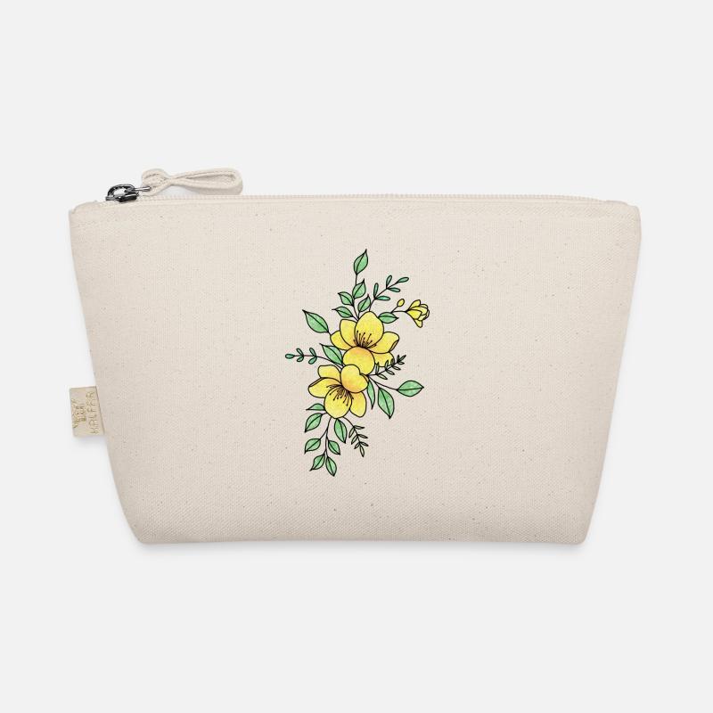 Fleur jaune orangé Trousse biologique