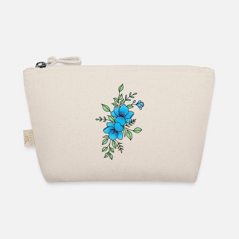 Fleur bleu et noir Trousse biologique