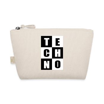 Zitate aus der Techno-Musik - Bio-Täschchen - Natur - Vorne