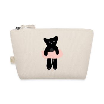 Babykatze in der menschlichen Handfläche5 - Bio-Täschchen - Natur - Vorne