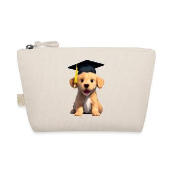 Bachelor Golden Retriever Studies School Leaving Certificate - Organic Pouch - nature - Front