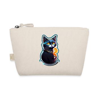 chat noir et magie - Trousse biologique - nature - Devant