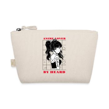 Anime lover by heard / Anime Otaku Manga - Organic Pouch - nature - Front