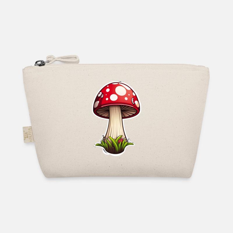Drôle de champignon de dessin animé Trousse biologique