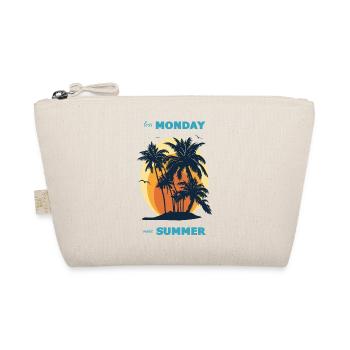 Less Monday, more summer. - Organic Pouch - nature - Front