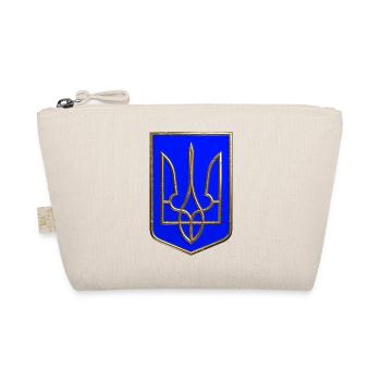 Armoiries de l’Ukraine Bouclier Trident Trident Or Look 1 - Trousse biologique - nature - Devant