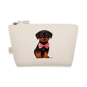 Rottweiler Chiens avec Bow Tie Dog Suit Puppy - Trousse biologique - nature - Devant