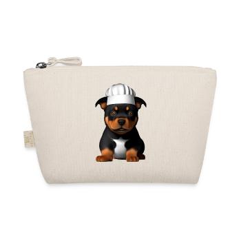 Rottweiler Gastronom Hunde Hundewelpe Kochen Hund - Bio-Täschchen - Natur - Vorne