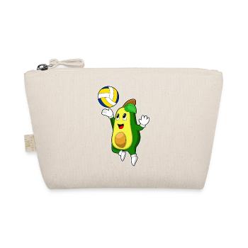 Avocado Volleyball Player Volleyball - Organic Pouch - nature - Front