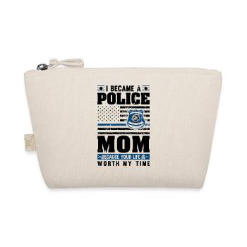 Polizei Polizist Polizeibeamte - Bio-Täschchen - Natur - Vorne