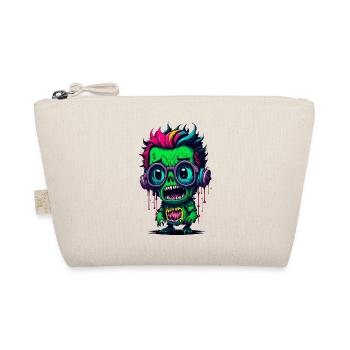 Colorful cool zombie - Organic Pouch - nature - Front