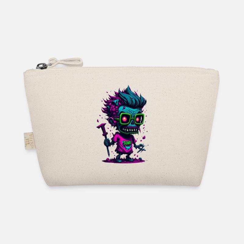 Bunter cooler Zombie Bio-Täschchen