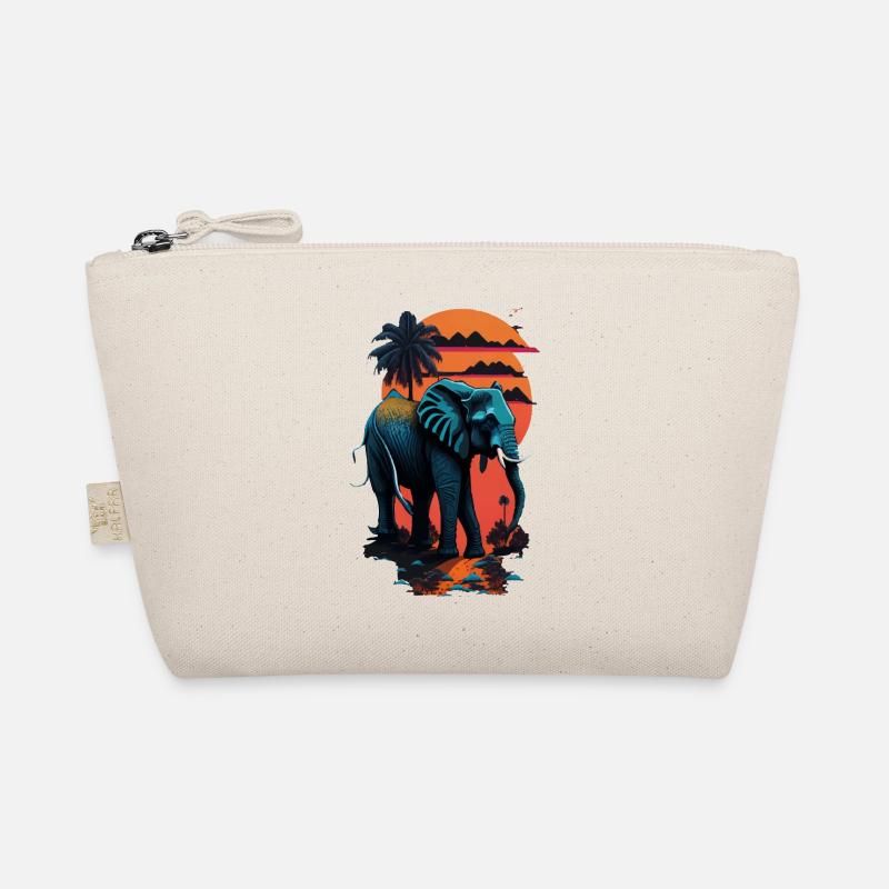 Eléphant, rue à Miami, couleurs vives, Trousse biologique