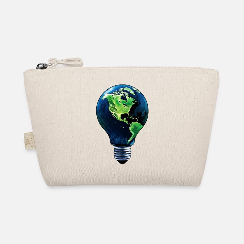 Glühbirne Welt Bio-Täschchen
