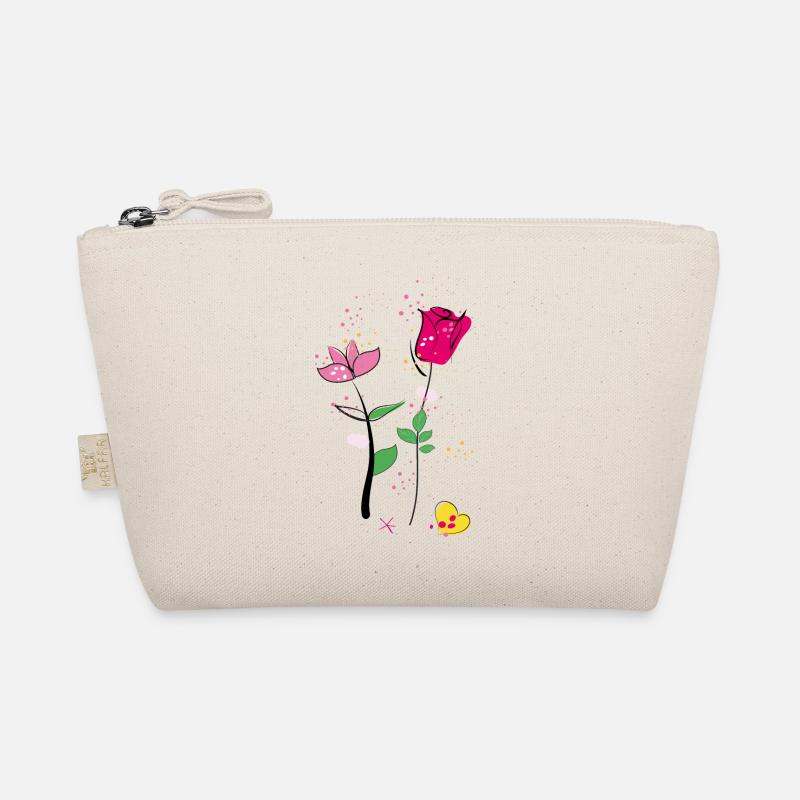 Blumenstrauß, Flowers - Bio-Täschchen - Natur