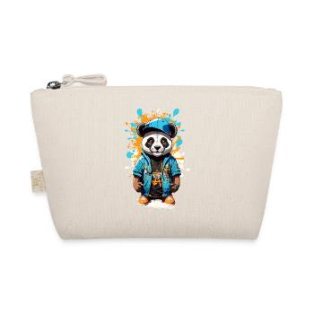 Panda Bear - Organic Pouch - nature - Front