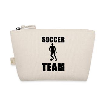 soccer player team - Organic Pouch - nature - Front