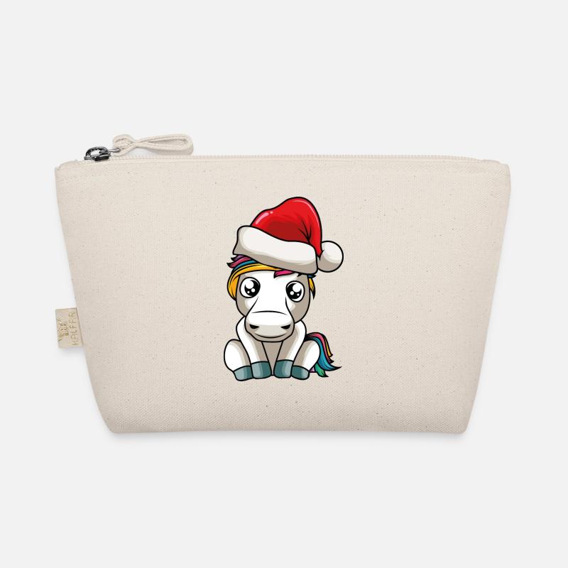 christmas unicorn Bio-Täschchen