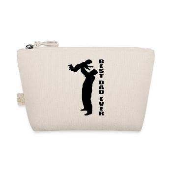 Father Dad Family Father's Day Sayings - Organic Pouch - nature - Front