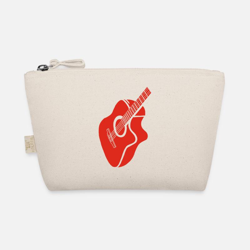 Rote Gitarre Bio-Täschchen