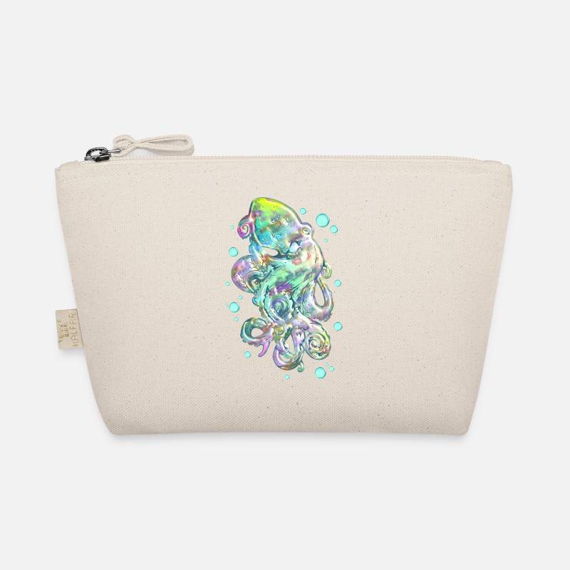 Oktopus - Bio-Täschchen - Natur