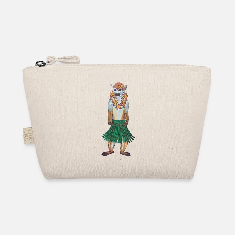 Squirrel Monkey Monkey Hawaii Hula Monkey Hula Hoola Organic Pouch