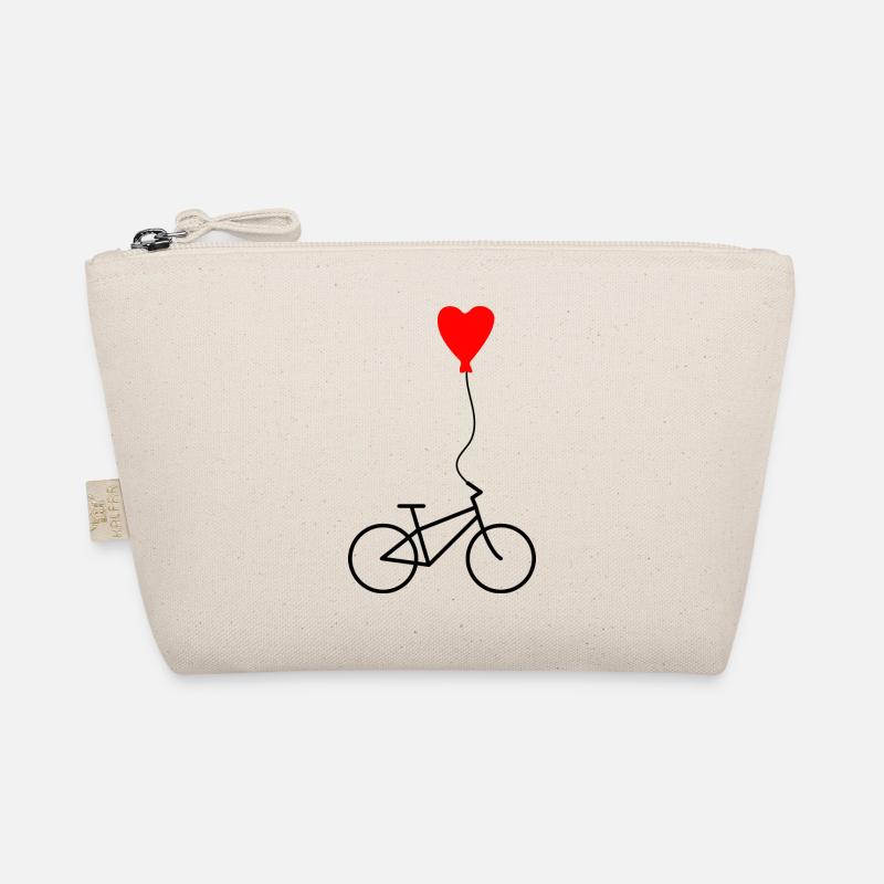 Heart bike Organic Pouch