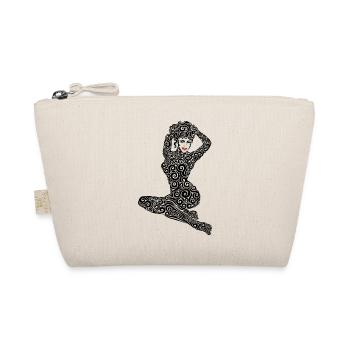 Swirly PinUp - Organic Pouch - nature - Front