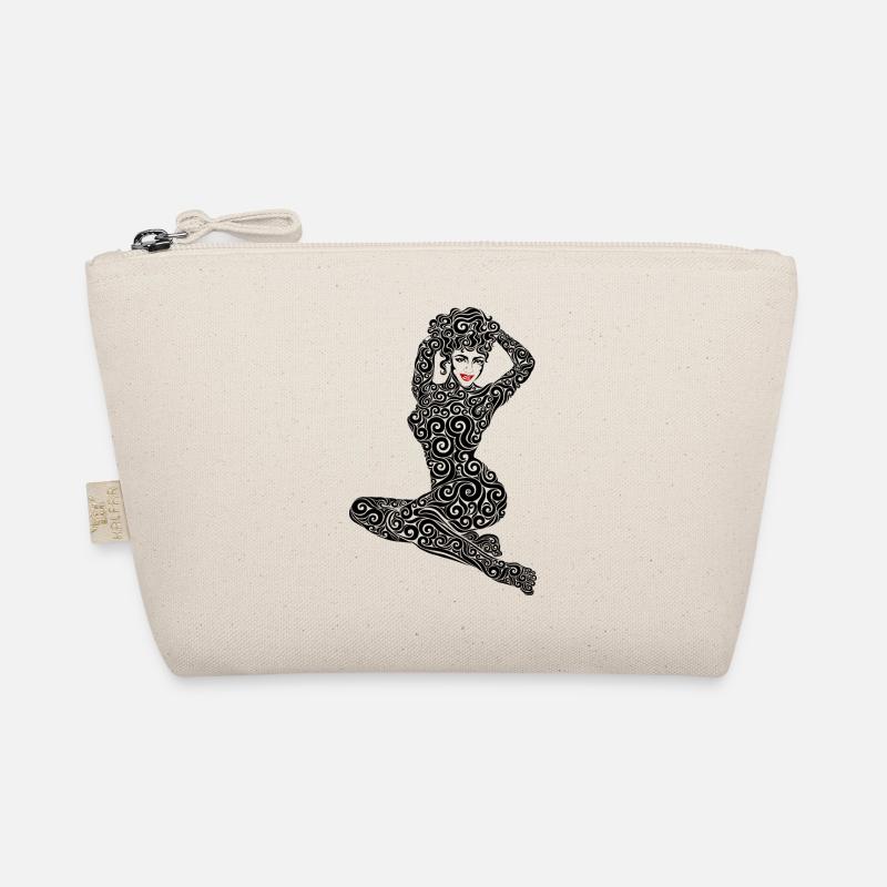 Swirly PinUp Organic Pouch