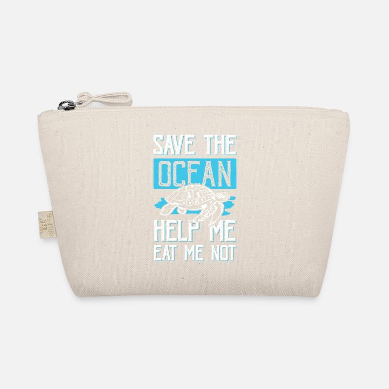 Save the Ocean Turtle Organic Pouch