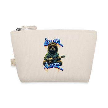 Cool Rock Star Dog Shirt - Rock Star Master - Bio-Täschchen - Natur - Vorne