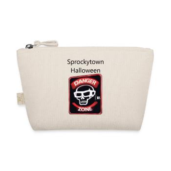 Sprockytown Halloween Danger Zone - Bio-Täschchen - Natur - Vorne