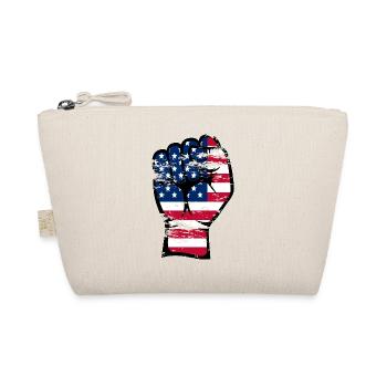 Drapeau des États-Unis Poing Main Symbole utilisé - Trousse biologique - nature - Devant