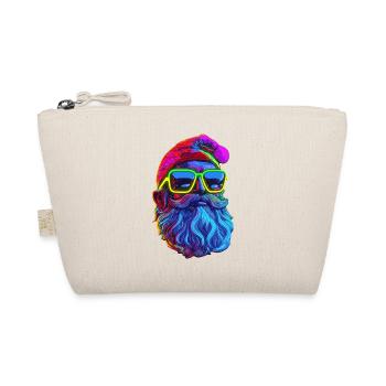 Neon Santa Popart - Organic Pouch - nature - Front