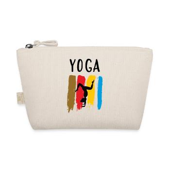 Yoga / Namaste / Fleur de lotus - Trousse biologique - nature - Devant