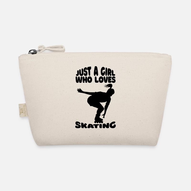 Roller Skating Inline Skater Skating Inline Skate Gift Organic Pouch