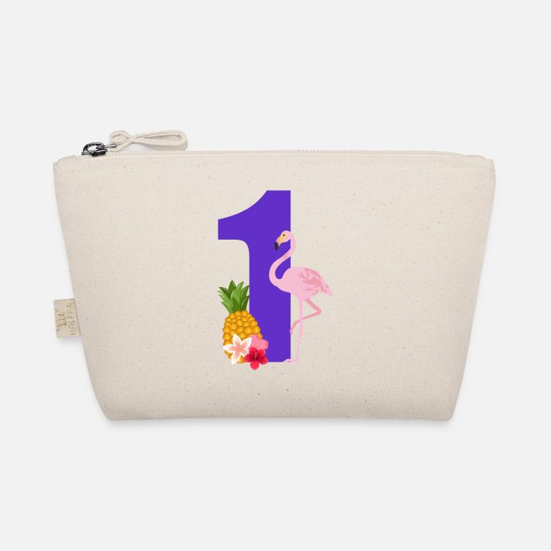 1st Anniversary Flamingo Organic Pouch