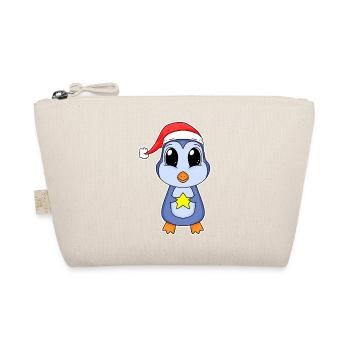Penguin Christmas - Organic Pouch - nature - Front