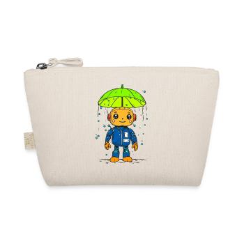 Petit robot sous la pluie - Trousse biologique - nature - Devant