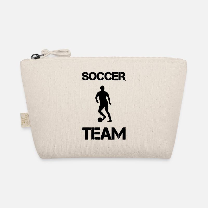 soccer player team - Bio-Täschchen - Natur