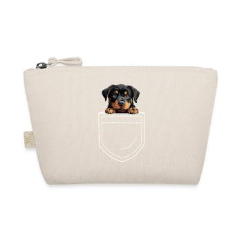 Dog Rottweiler - Organic Pouch - nature - Front