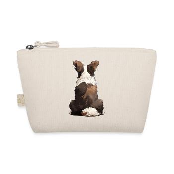 Border Collie - Bio-Täschchen - Natur - Vorne