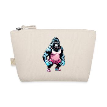 Gorilla Boxer Boxen - Bio-Täschchen - Natur - Vorne