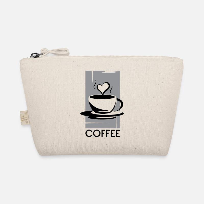 coffee café coffee symbol heart love relaxation Organic Pouch