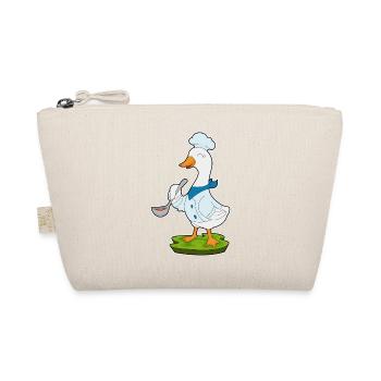 Ente Koch Kochlöffel Kochen - Bio-Täschchen - Natur - Vorne