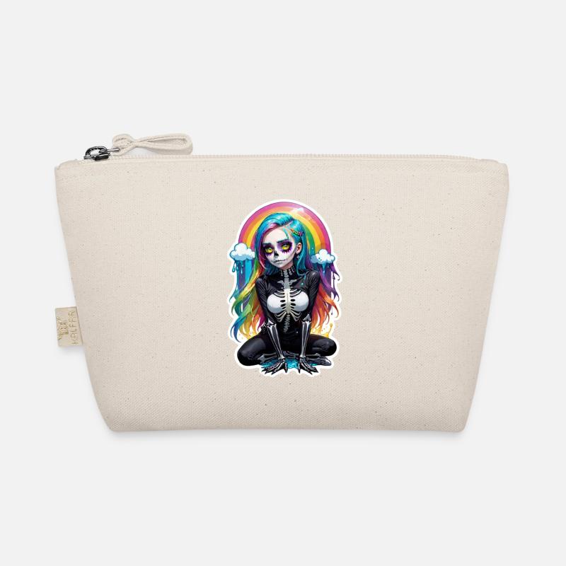 Halloween - Rock & Regenbogen Bio-Täschchen