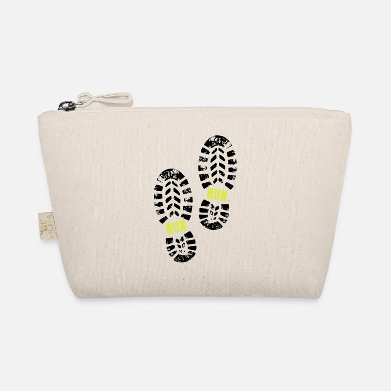 Lauf - sportliche Geschenkidee - Bio-Täschchen - Natur