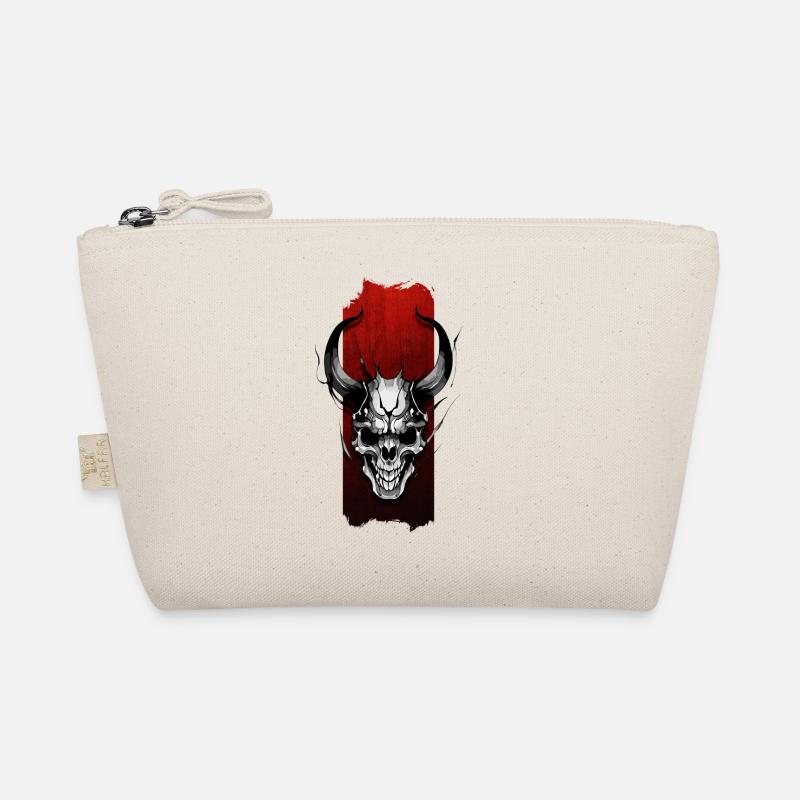 Eternal Vigil: Horned Skull Organic Pouch