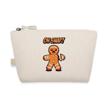 Oh Snap! Gingerbread Man - Organic Pouch - nature - Front