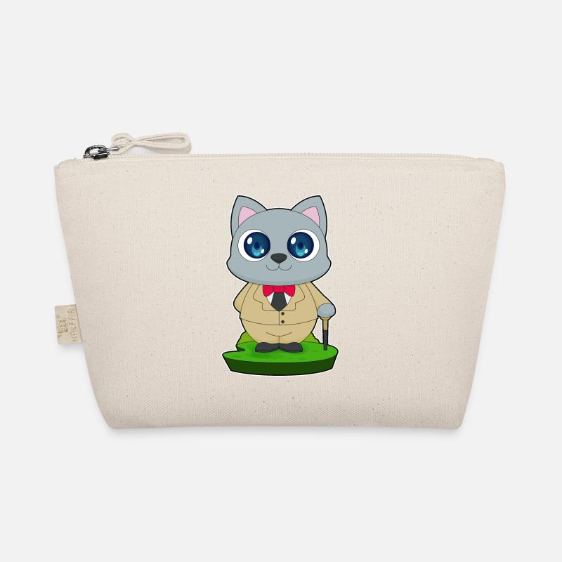 Katze Gehstock Bio-Täschchen
